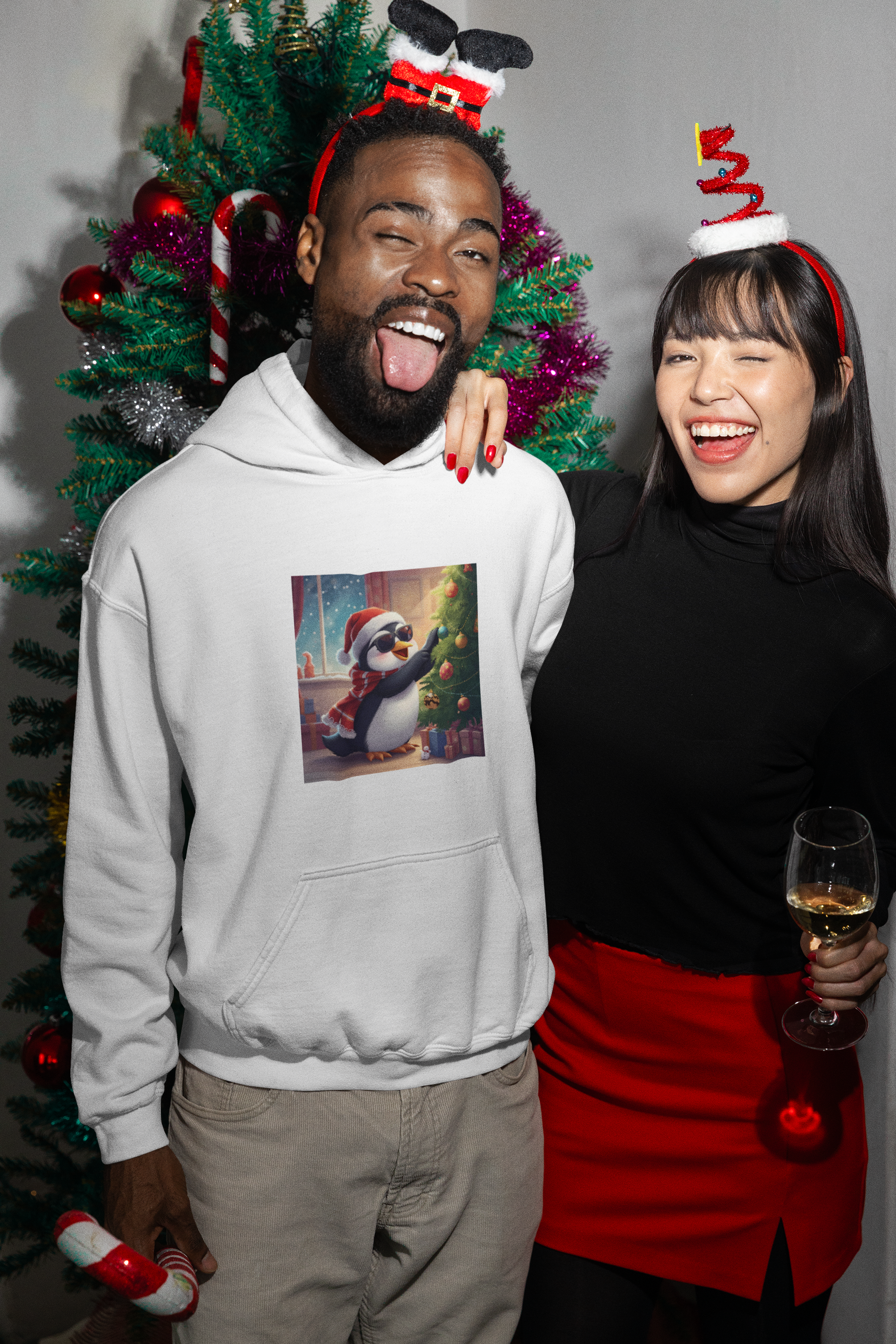 Fle-Ko Decorating Tree Hoodie