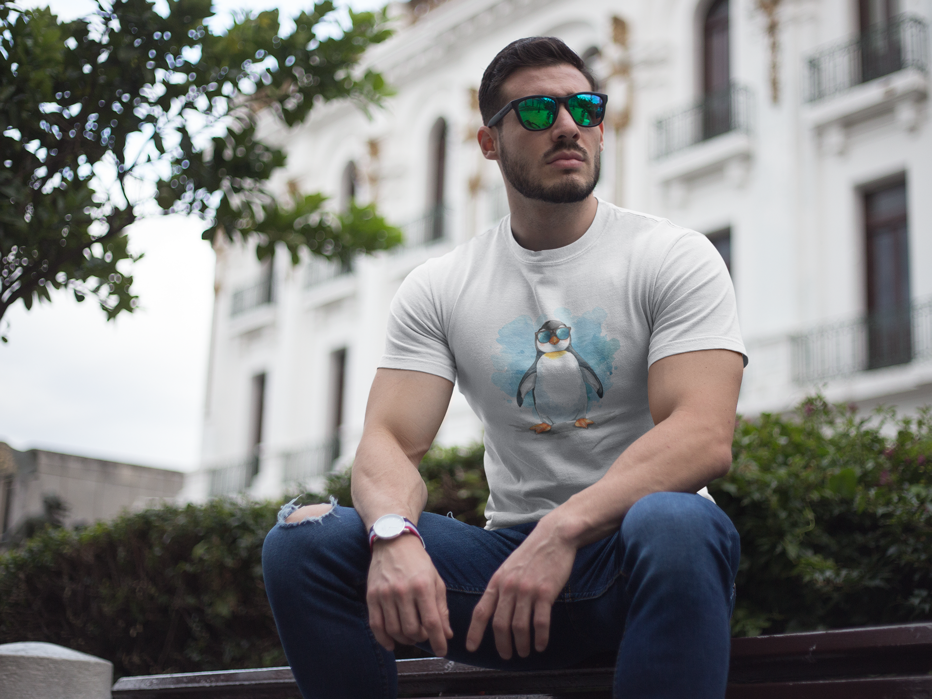 Fle-Ko White Vibin' Tee