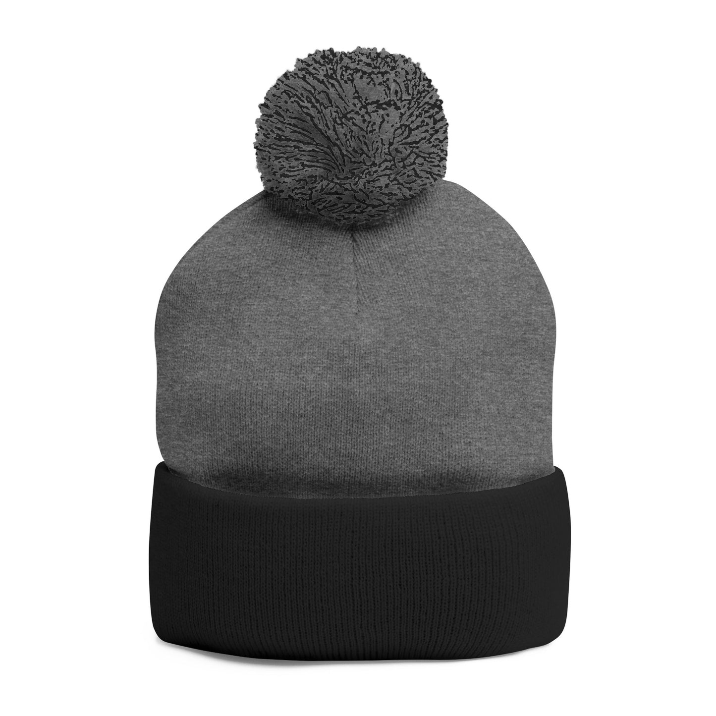 Fle-Ko Embroidered Pom-Pom Knitted Toque