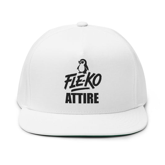 Flat Bill Fle-Ko Attire Embroidered Hat