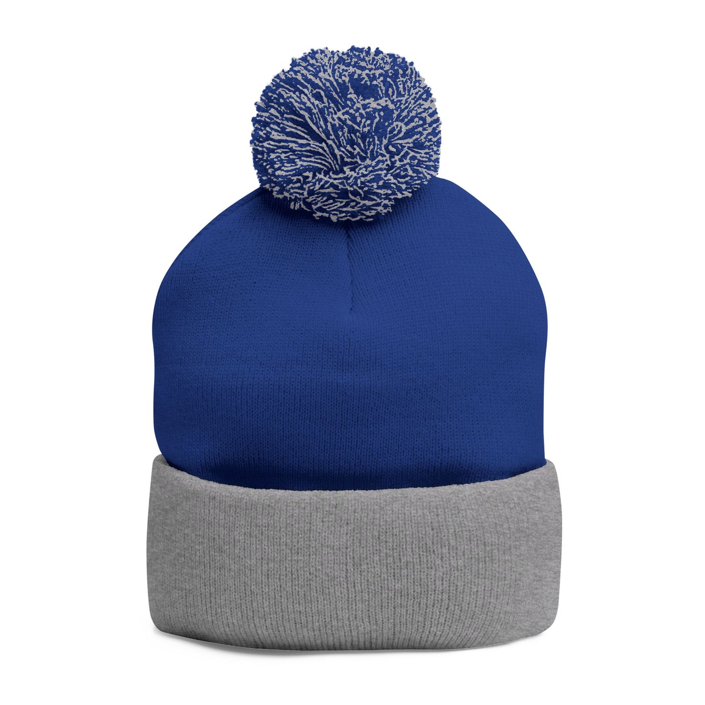 Fle-Ko Embroidered Pom-Pom Knitted Toque