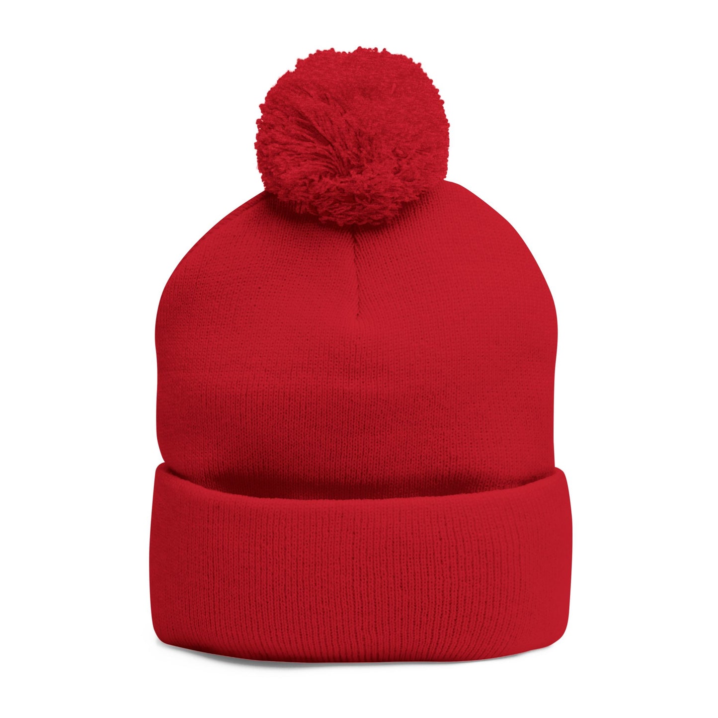 Fle-Ko Embroidered Pom-Pom Knitted Toque