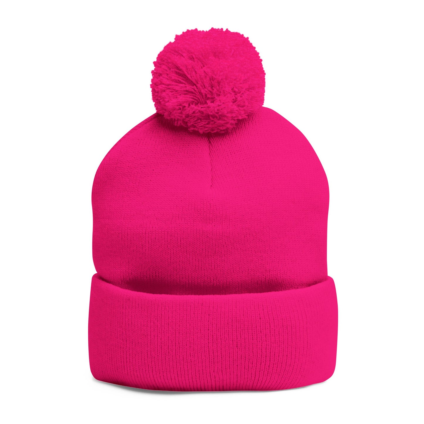 Fle-Ko Embroidered Pom-Pom Knitted Toque