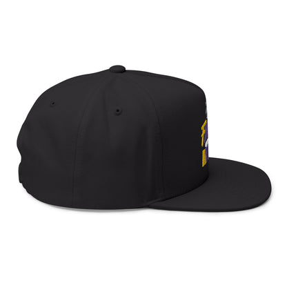 Colorful Fle-Ko Embroidered Flat Bill Hat