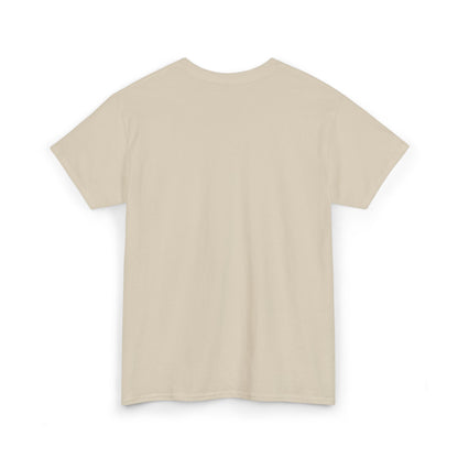 Heavy Cotton Tee With Black Fle-Ko Embroidery