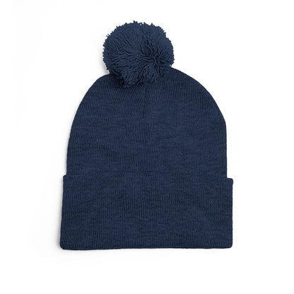 Fle-Ko Embroidered Pom-Pom Knitted Toque