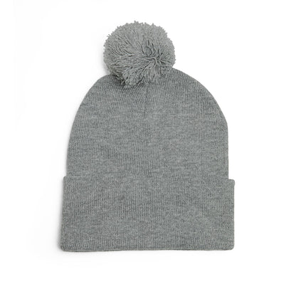 Fle-Ko Embroidered Pom-Pom Knitted Toque