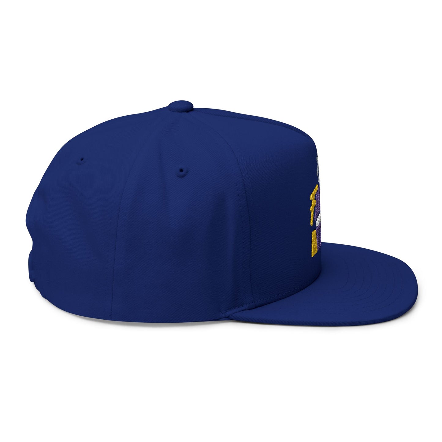 Colorful Fle-Ko Embroidered Flat Bill Hat