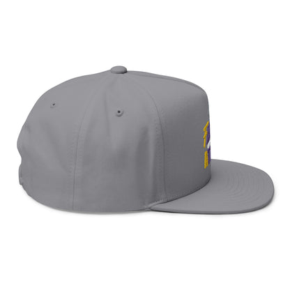 Colorful Fle-Ko Embroidered Flat Bill Hat