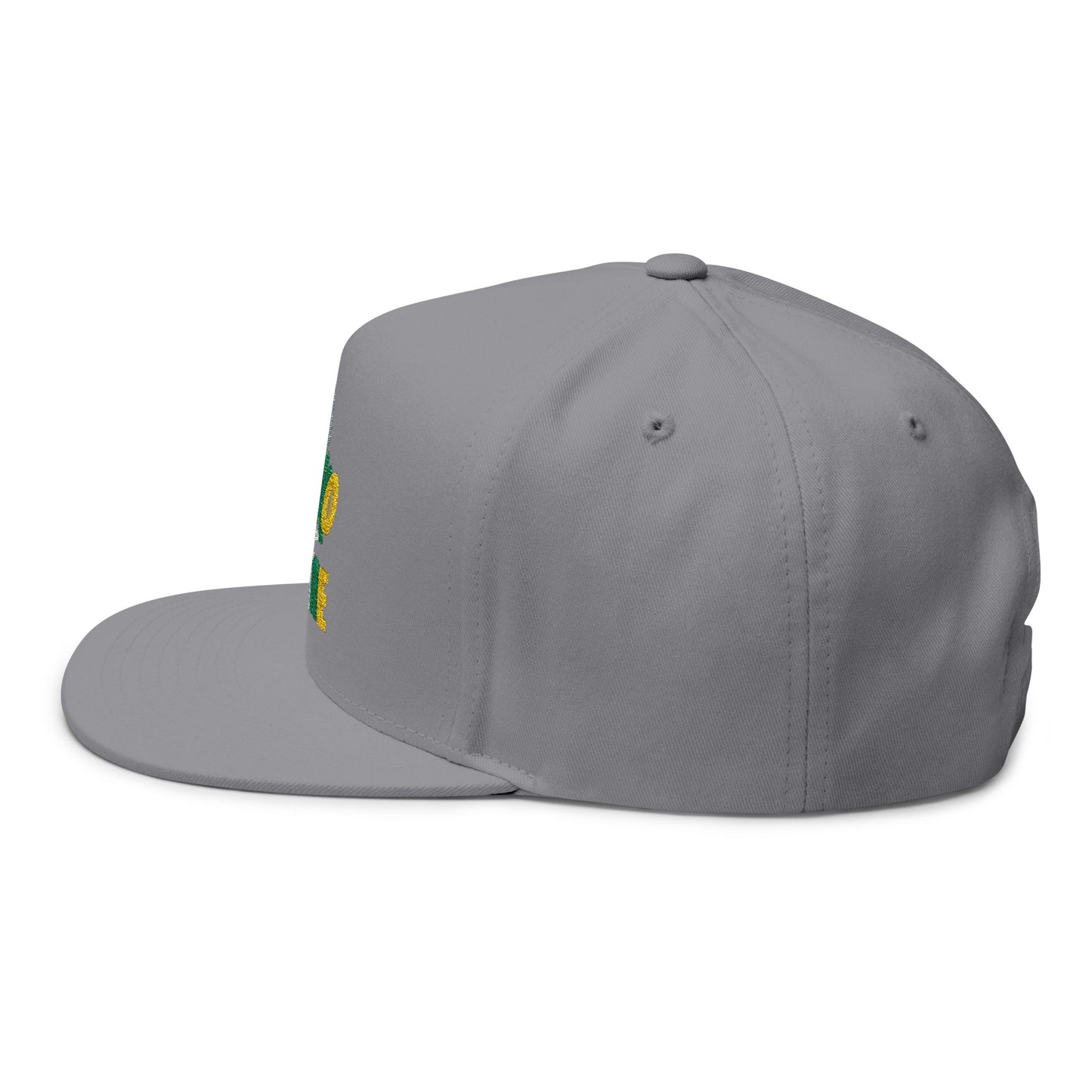 Colorful Fle-Ko Embroidered Flat Bill Hat