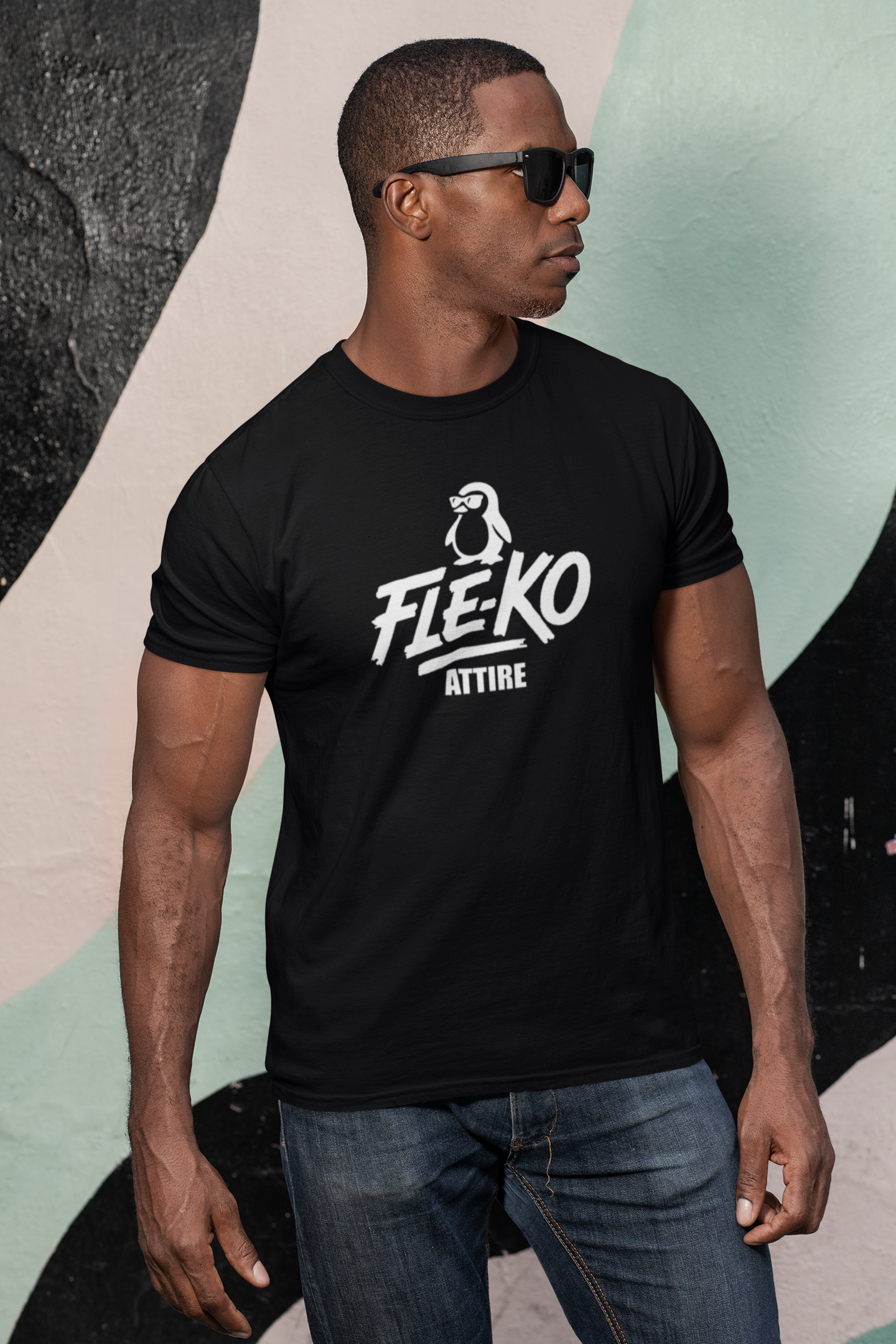 Fle-Ko Attire Dark Cotton Tee