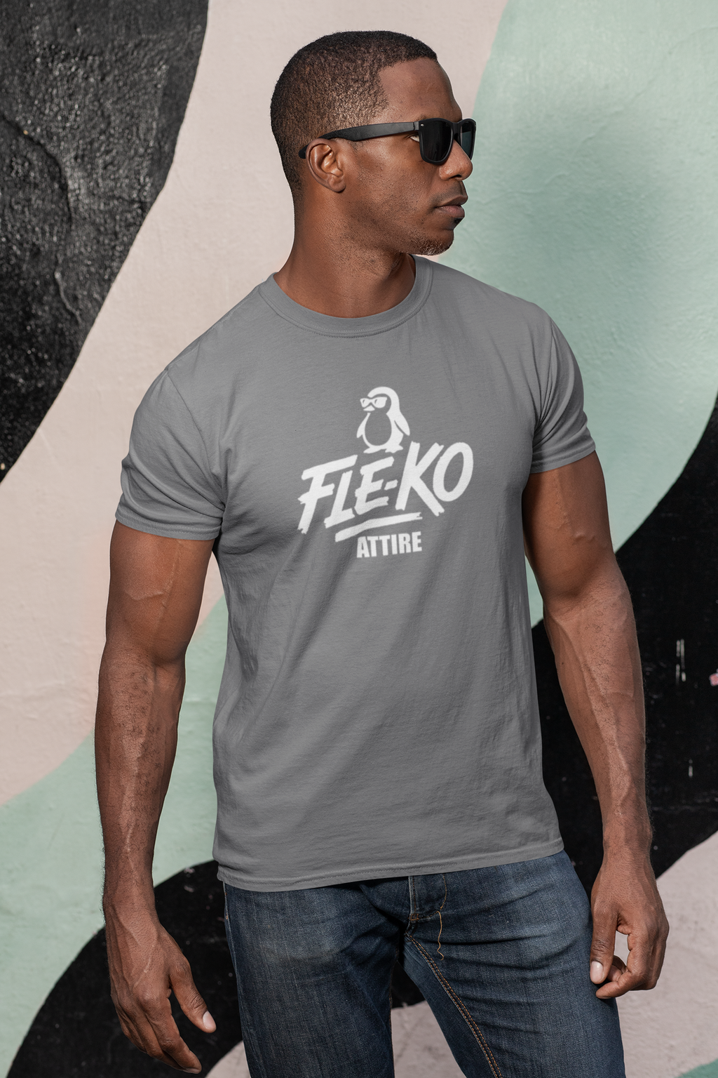 Fle-Ko Attire Dark Cotton Tee