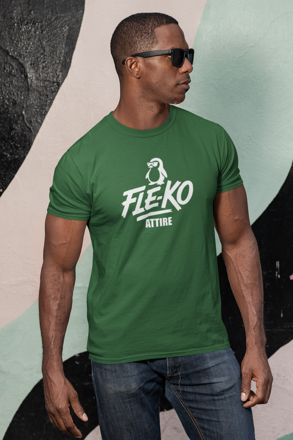 Fle-Ko Attire Dark Cotton Tee