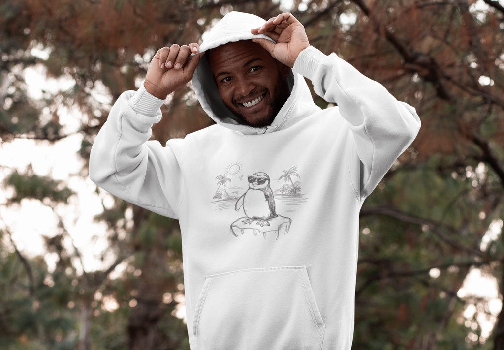 Fle-Ko Island Paradise White Hoodie