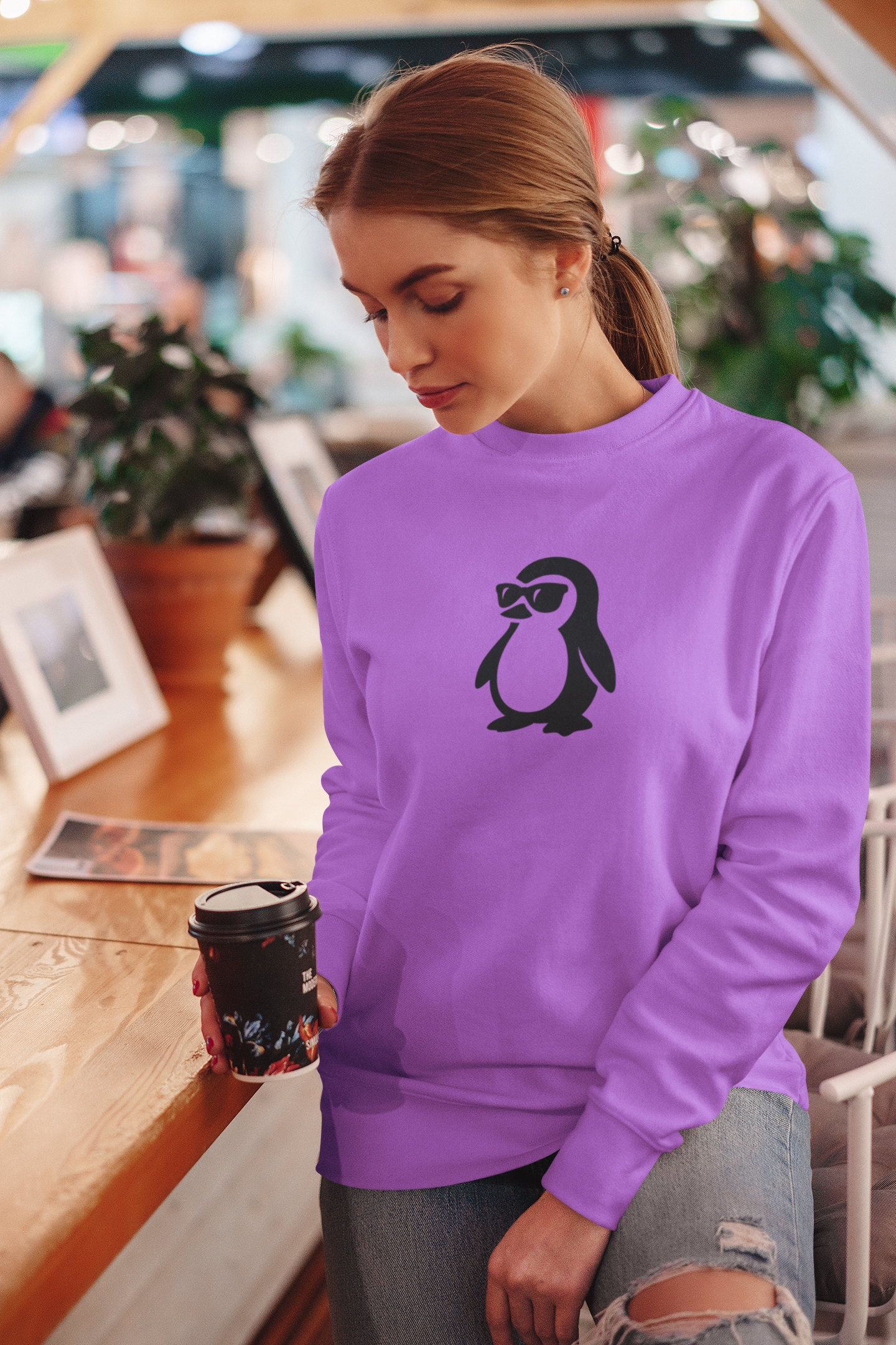 Fle-Ko Violet Sweatshirt