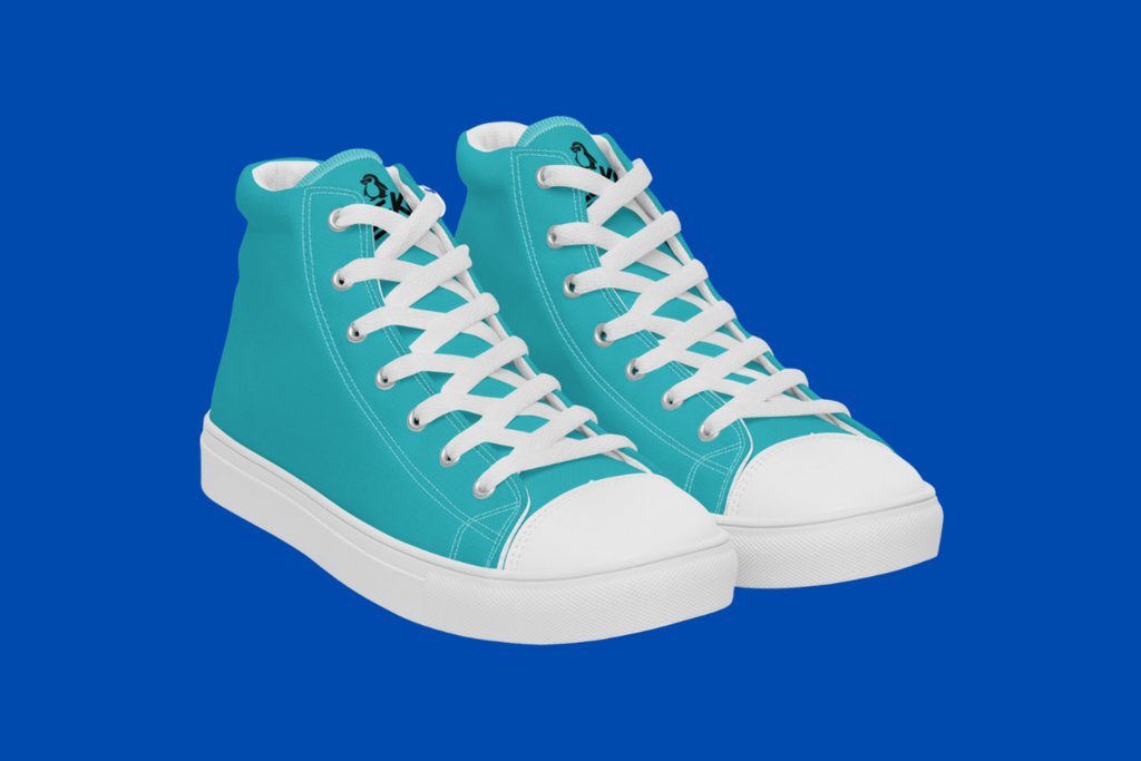 Fle-Ko Women’s Light Blue Hi-Tops