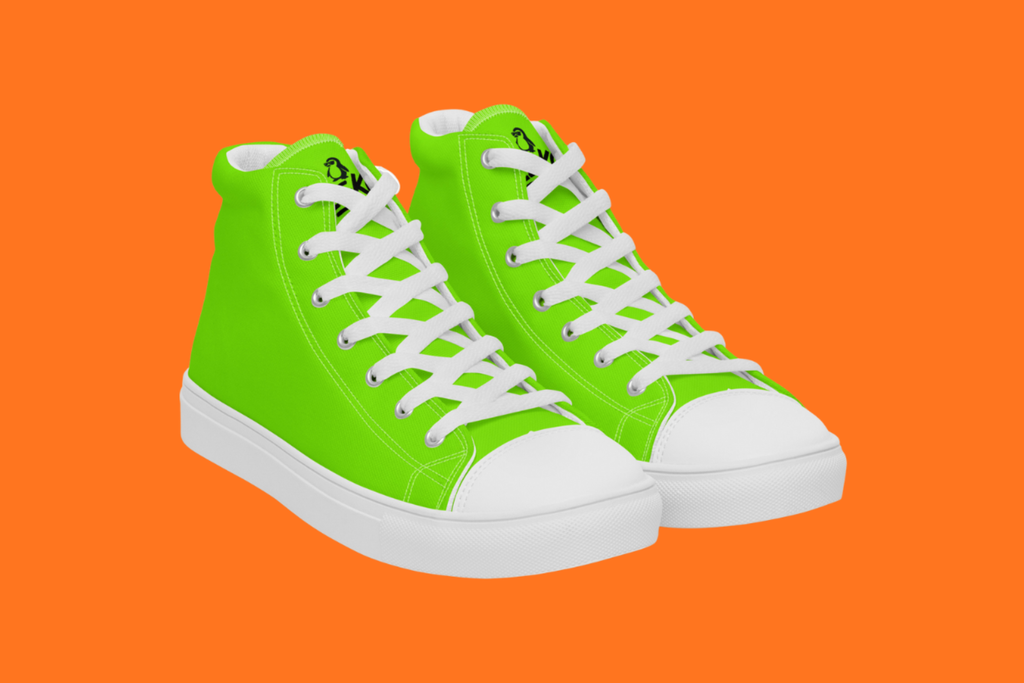 Fle-Ko Women’s Lime Green Hi-Tops