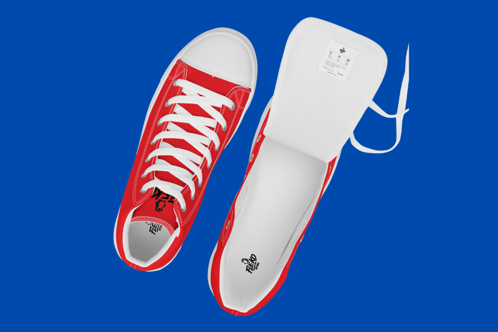 Fle-Ko Men's Red Hi-Tops