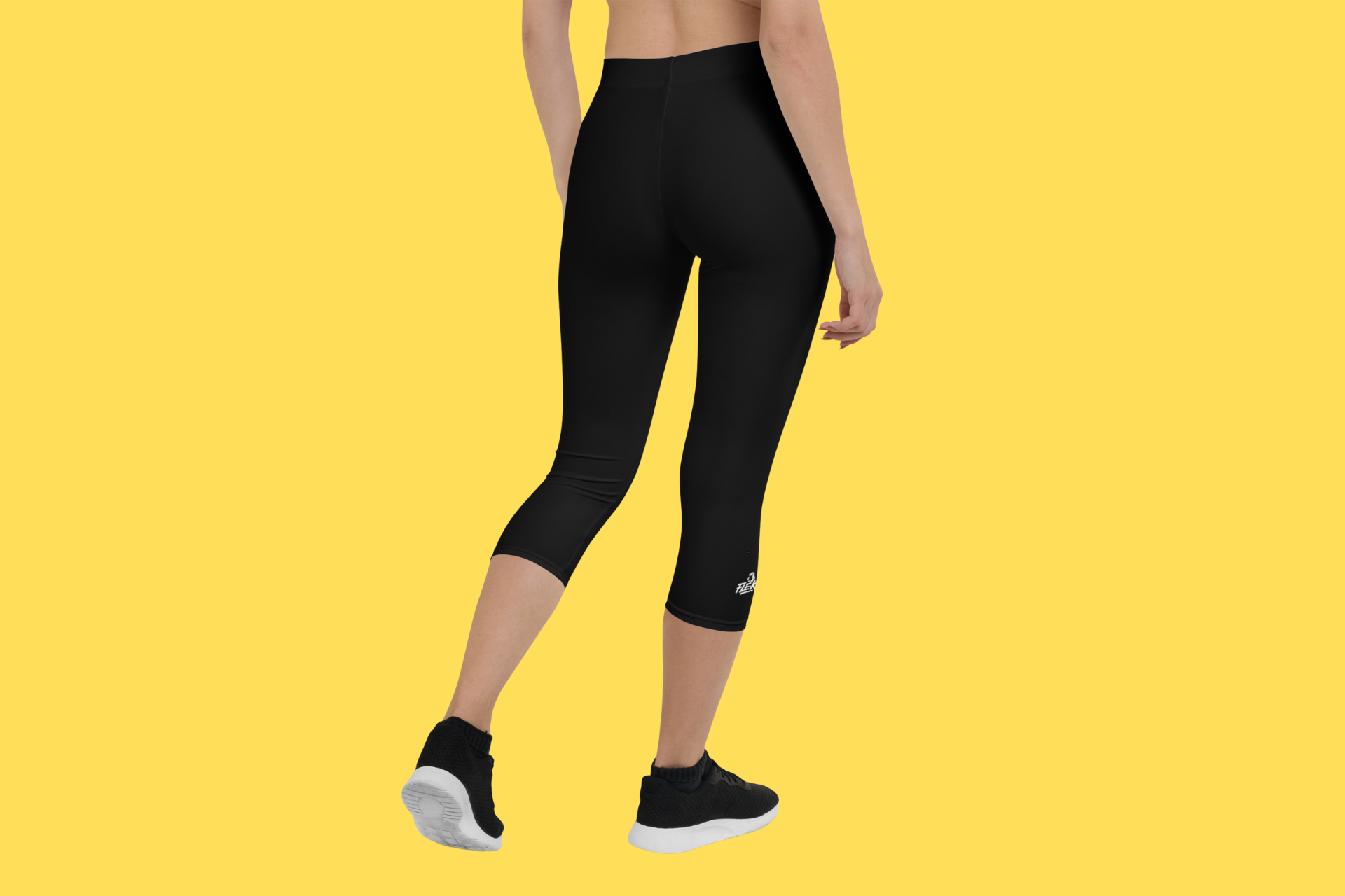Fle-Ko Black Capri Leggings