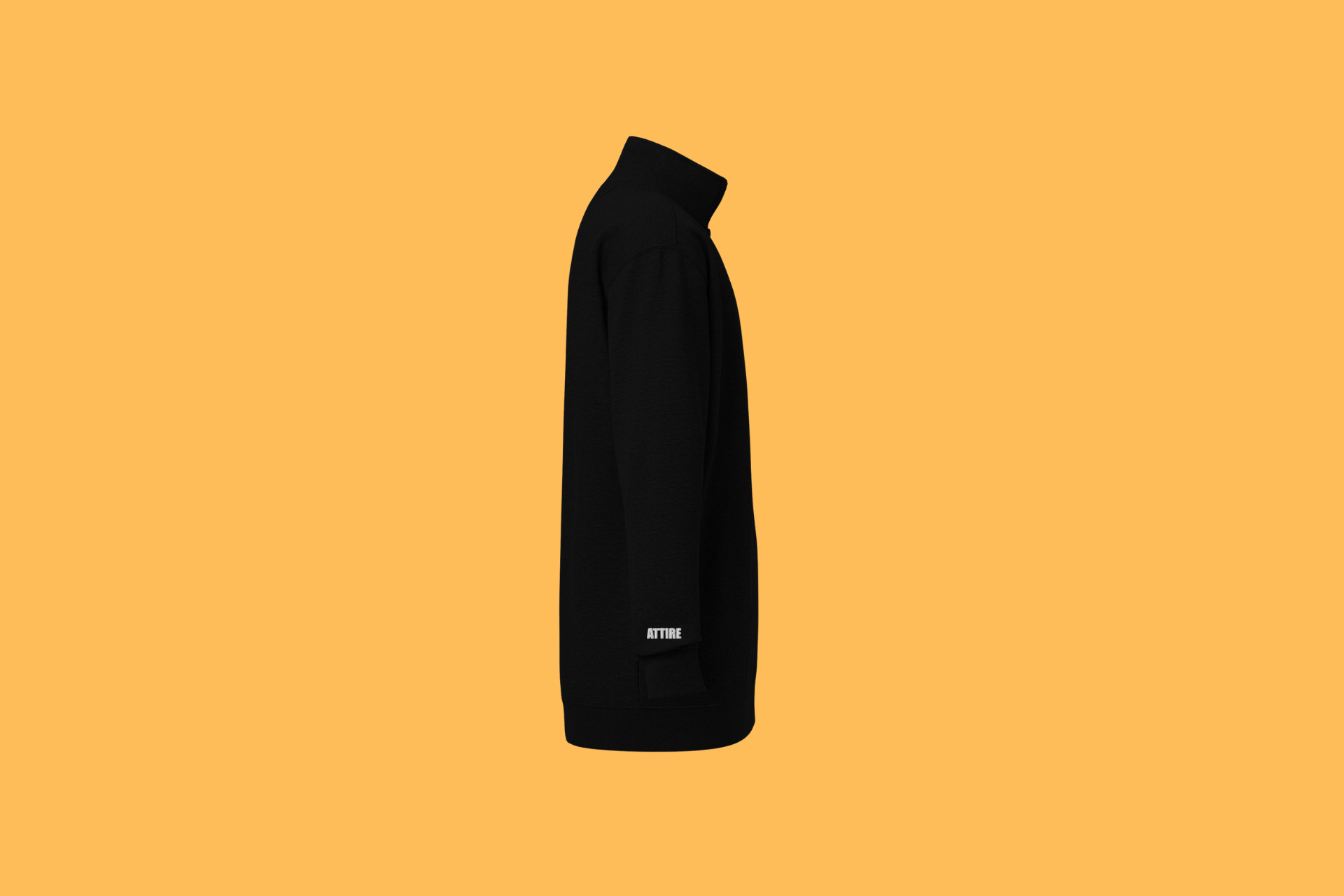 Fle-Ko Attire Black 1/4 zip Fleece Pullover