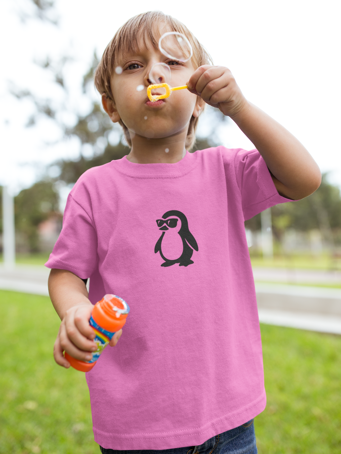 Kids Big Fle-Ko Vibrant Cotton Tee