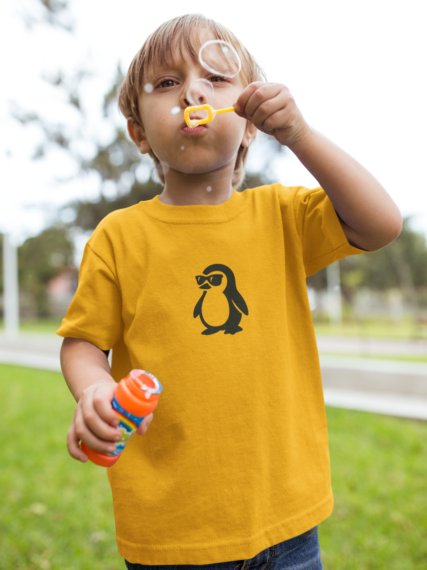 Kids Big Fle-Ko Vibrant Cotton Tee