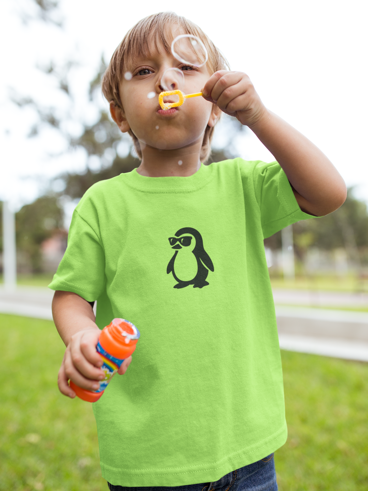 Kids Big Fle-Ko Vibrant Cotton Tee