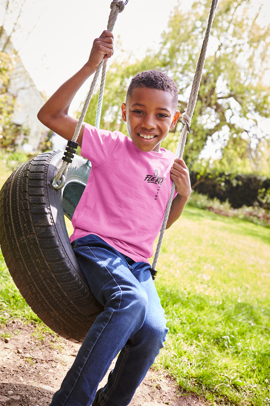 Kids Fle-Ko Vibrant Cotton Tee