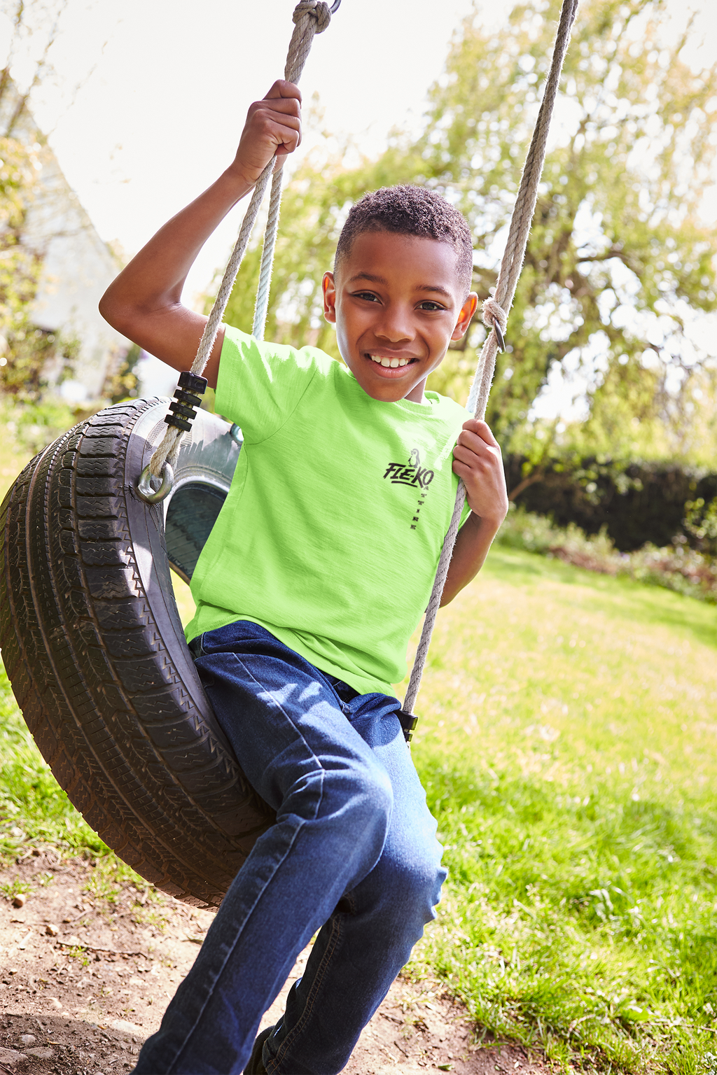 Kids Fle-Ko Vibrant Cotton Tee