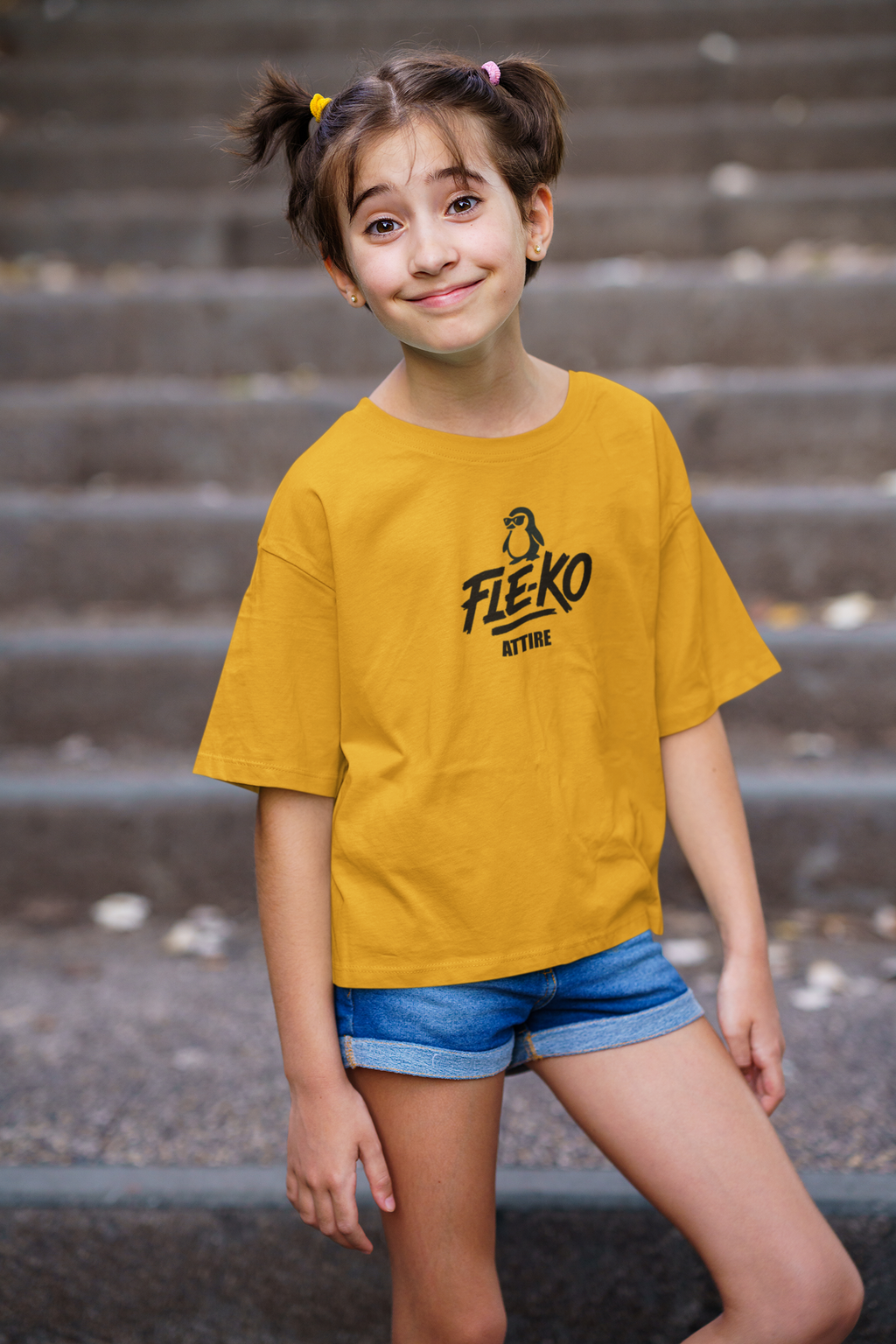 Kids Fle-Ko Attire Vibrant Cotton Tee