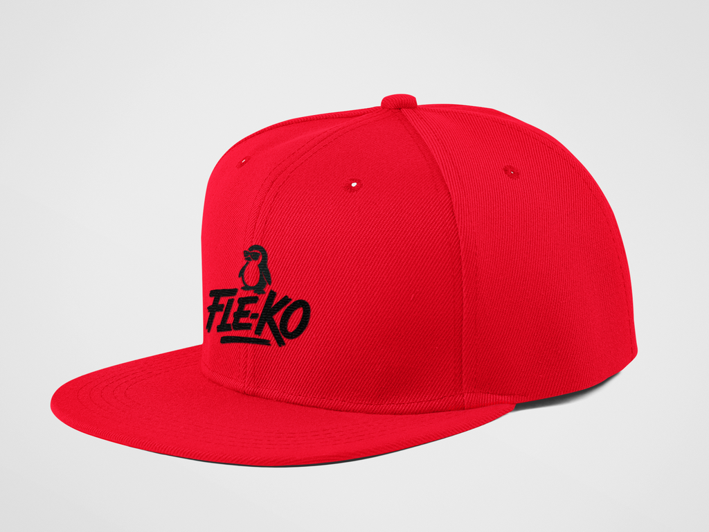Fle-Ko Red Flat Bill Cap